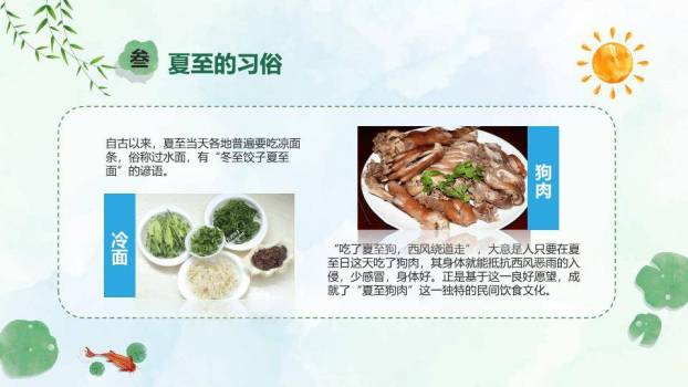 夏至节气荷塘垂钓PPT模板4