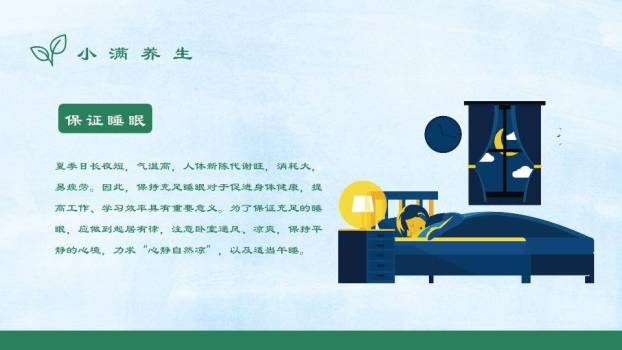 小满节气麦浪飞鸟PPT模板9