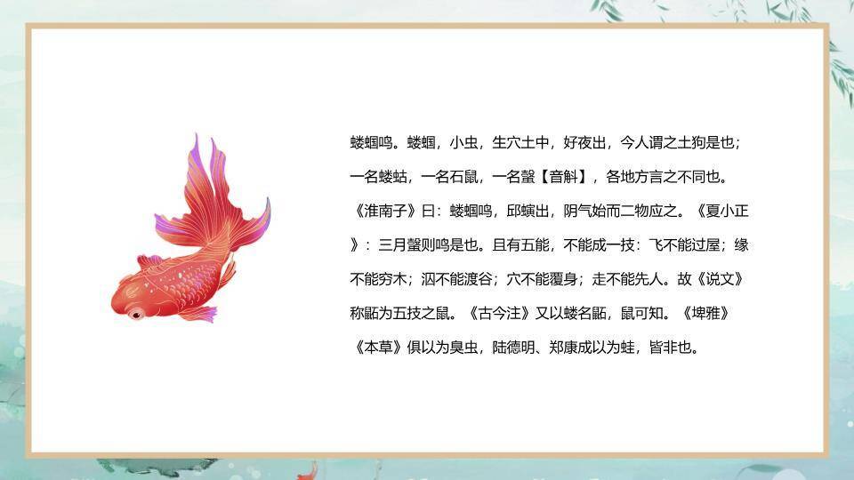 立夏节气荷塘清韵PPT模板6