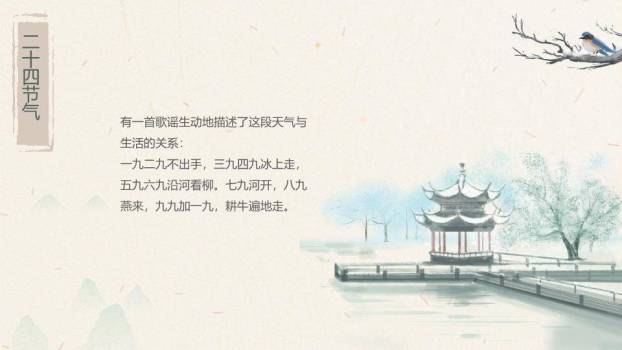 生活中的节气PPT模板8