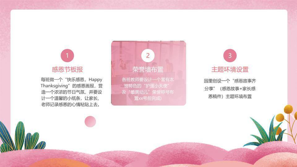 感恩节爱在心中PPT模板7