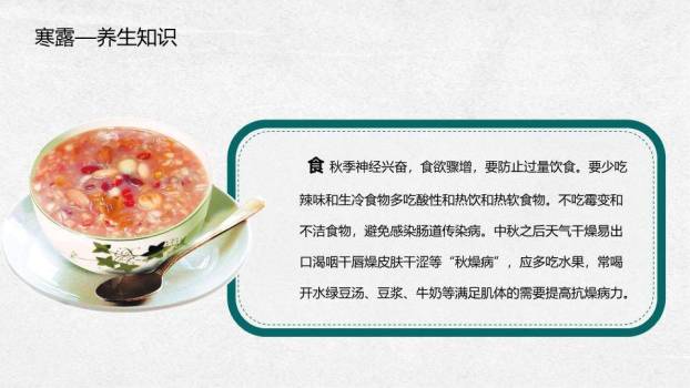 寒露节气纸艺风PPT模板2