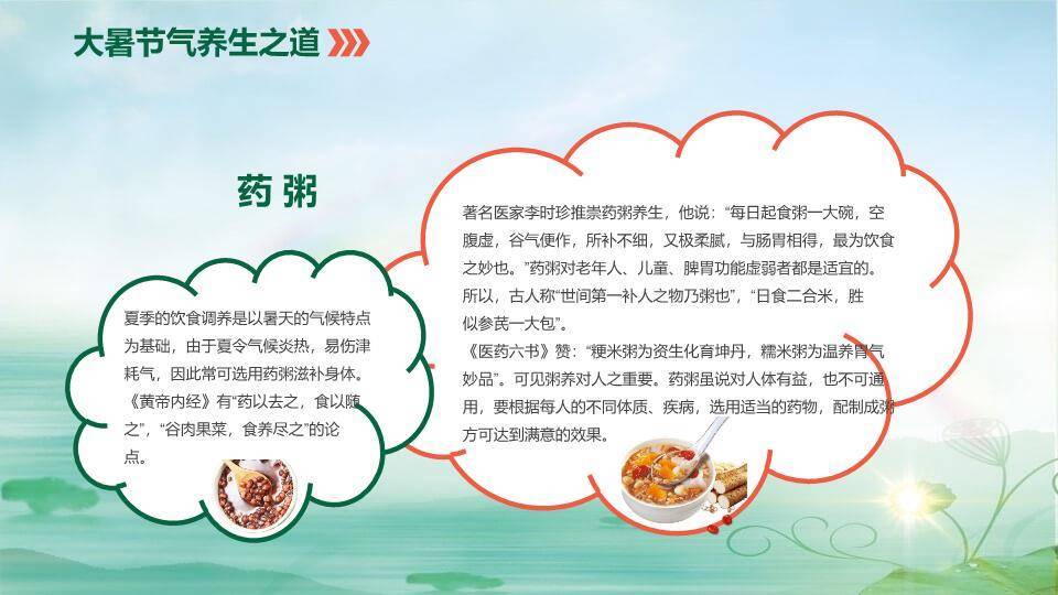 大暑你好夏天生态风PPT模板8