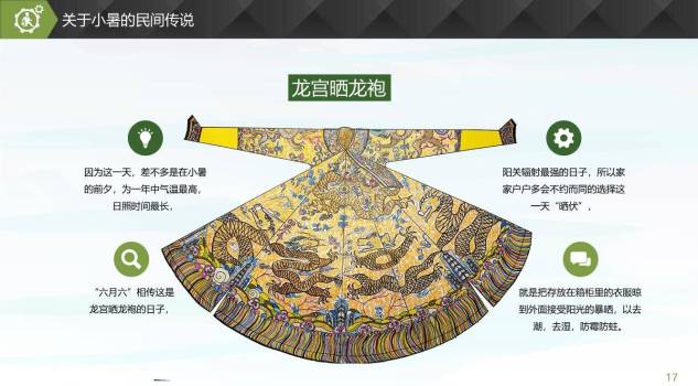 小暑节气童趣西瓜PPT模板8