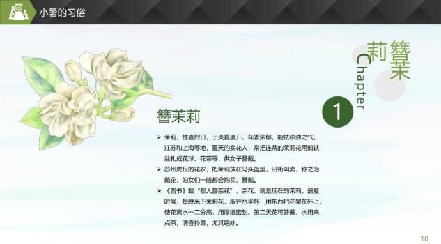 小暑节气童趣西瓜PPT模板1