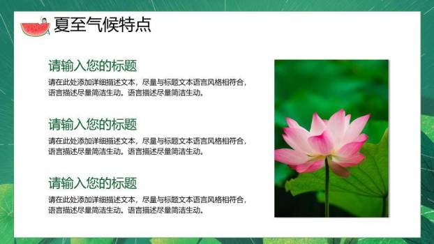 小暑节气茶香雅集PPT模板1