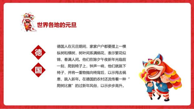 创意天快乐元旦新年祝福PPT5