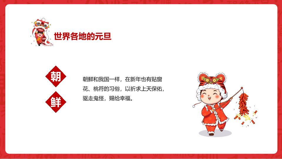 创意天快乐元旦新年祝福PPT7