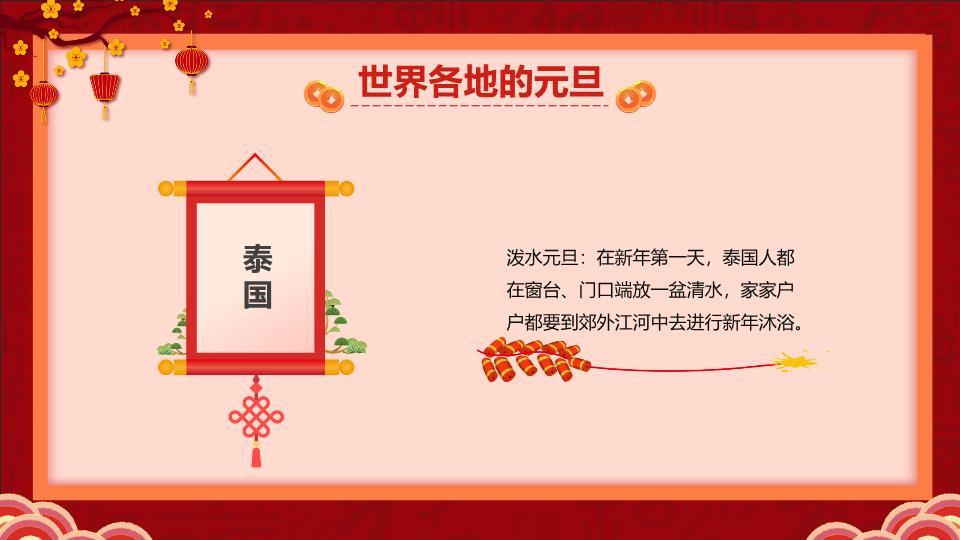 元旦过大年新年文化宣传PPT8