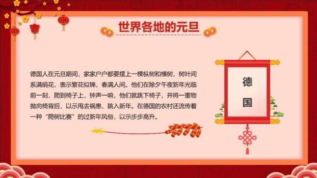 元旦过大年新年文化宣传PPT5