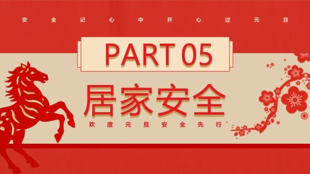 安全先行元旦假期安全教育PPT2