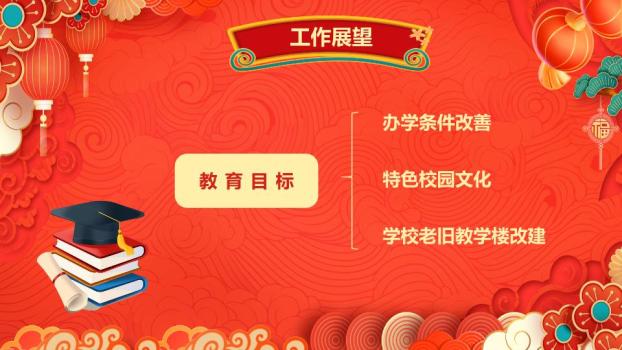 中英文创意混搭学校元旦晚会PPT4