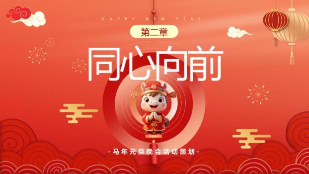 马年元旦晚会活动策划案PPT2