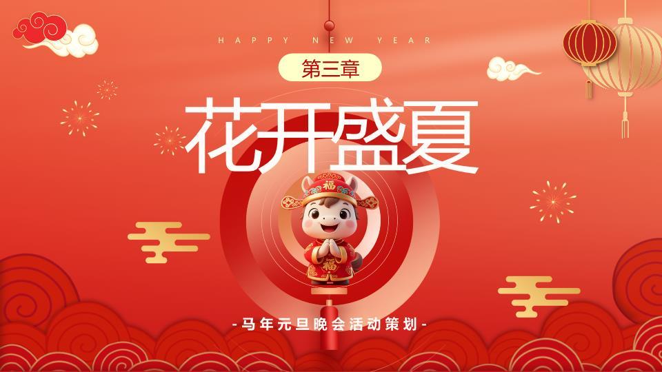 马年元旦晚会活动策划案PPT6