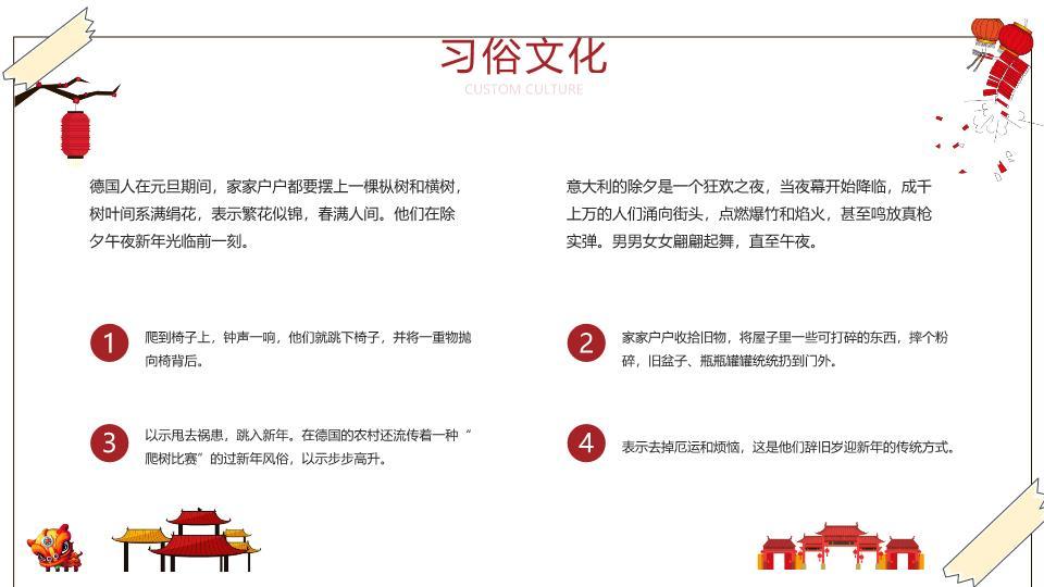 橙色小马梅花元旦游戏活动策划PPT5