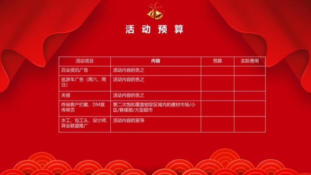 金色铃铛立体字元旦圣诞狂欢季PPT8