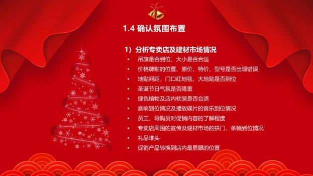 金色铃铛立体字元旦圣诞狂欢季PPT6