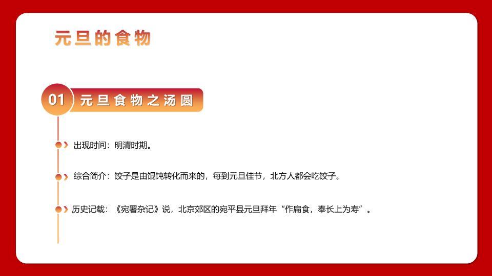 传统屋檐卷轴舞狮儿童元旦班会PPT9