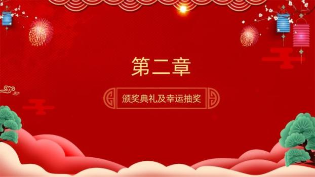 虎年福虎贺春公司年会PPT模板8