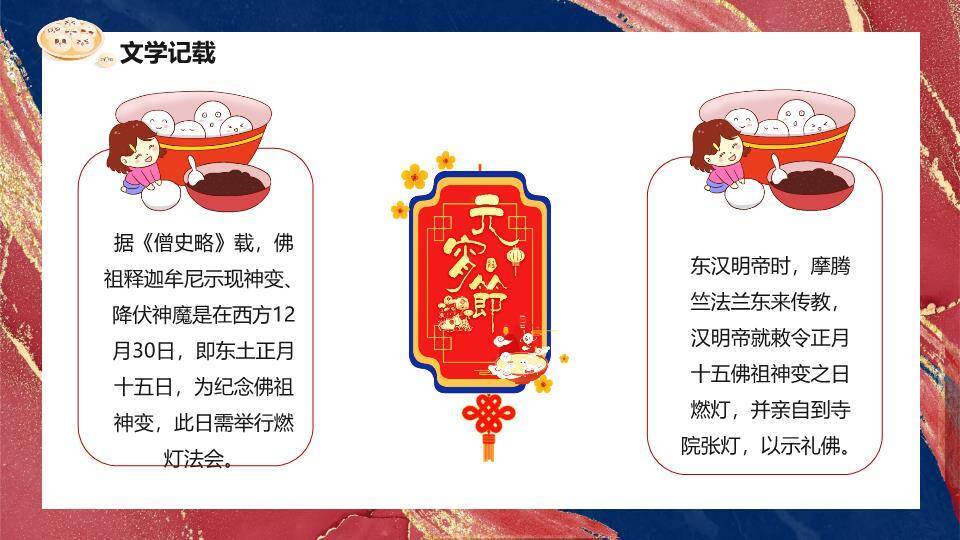 福字灯笼元宵佳节祝福PPT6