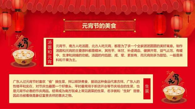 屋檐灯笼笑脸汤圆欢度元宵介绍PPT6