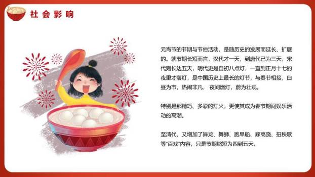 红灯笼漂浮汤圆趣味元宵宣传PPT9