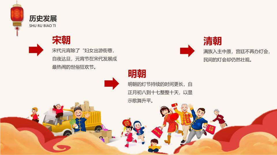 万家灯火元宵团圆主题班会PPT2