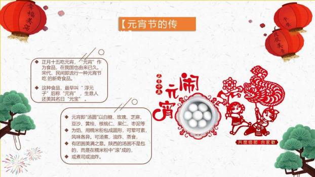 灯市如昼立体字闹元宵文化介绍PPT2