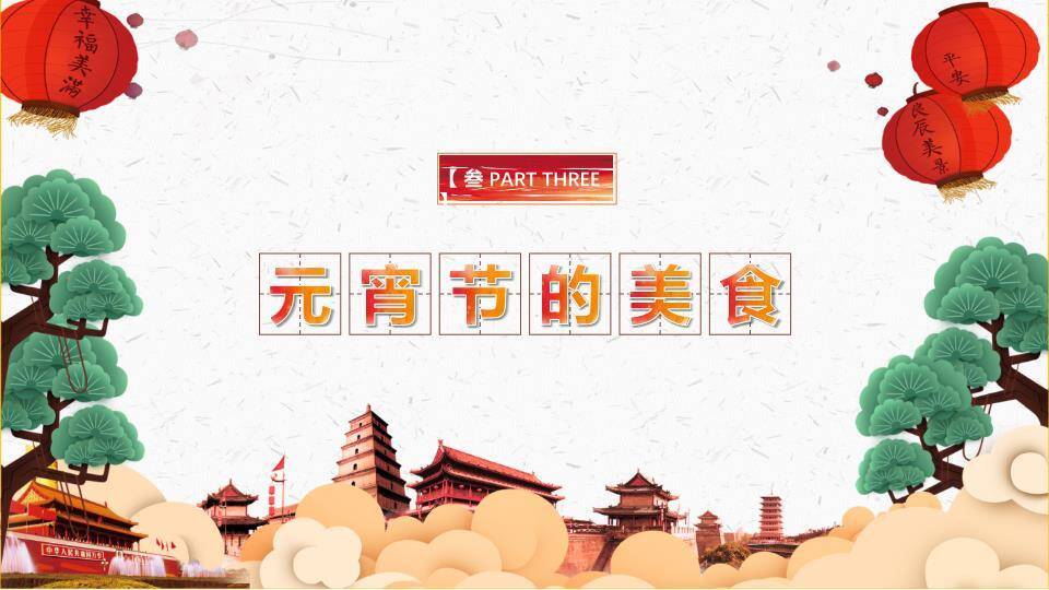 灯市如昼立体字闹元宵文化介绍PPT6