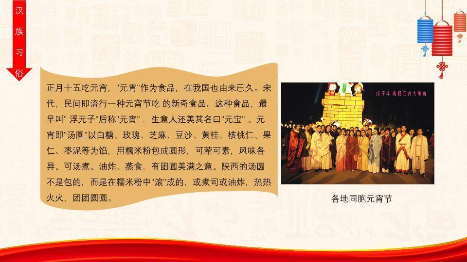 红字当先舞狮娃娃元宵家庭活动PPT3