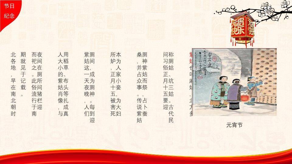 红字当先舞狮娃娃元宵家庭活动PPT6