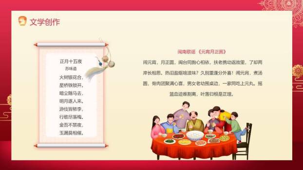 窗暖福烟热汤圆元宵佳节宣传PPT8