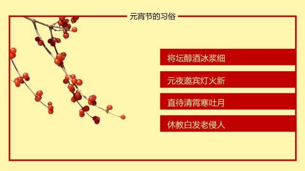 锦纹珍馐金丝绣福字元宵美食PPT5