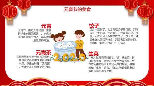 金窗童趣提灯元宵活动PPT3