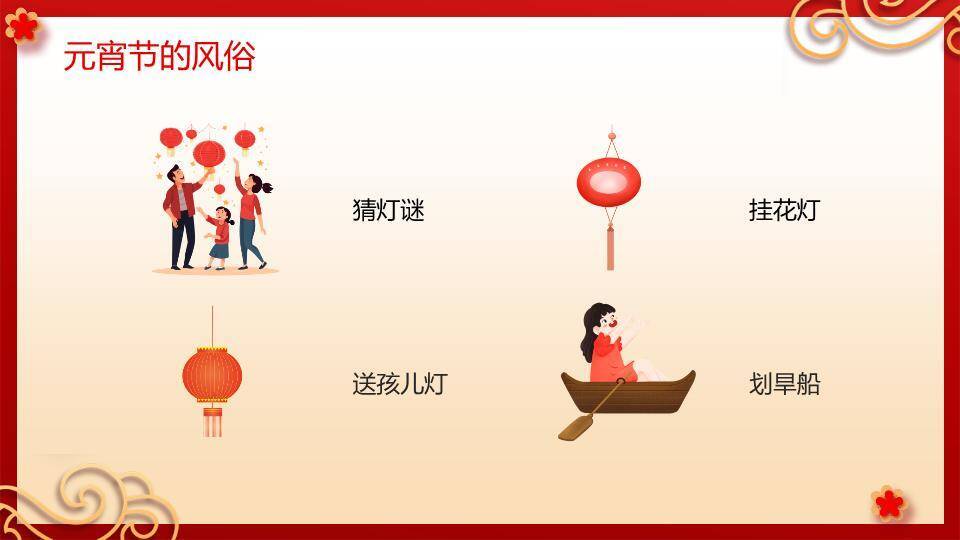 卷轴童骑汤圆传统文化展示PPT2