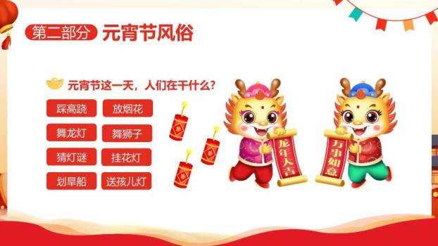 萌娃舞狮桥上闹元宵教学PPT1