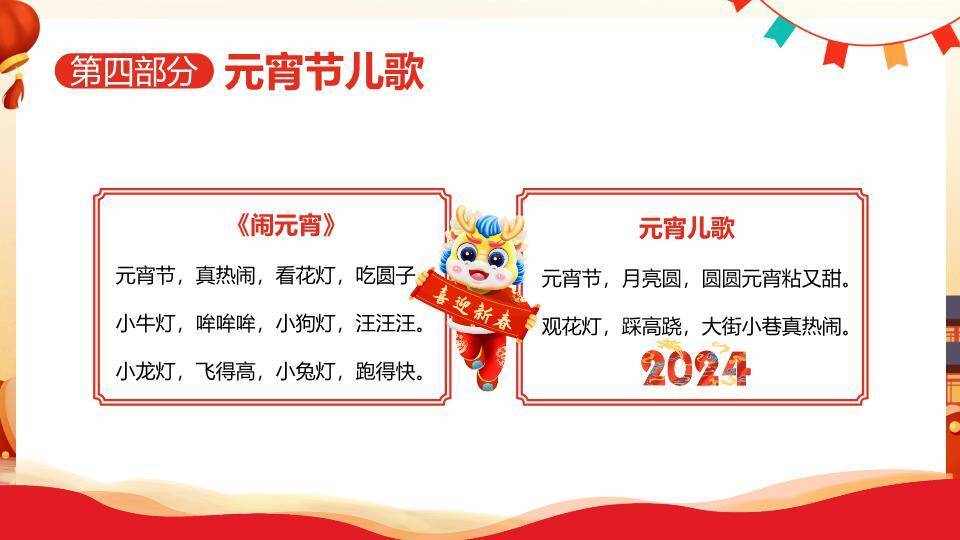 萌娃舞狮桥上闹元宵教学PPT6