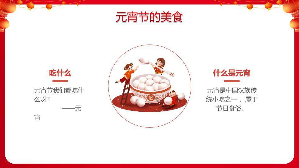 剪纸龙纹元宵快乐文化展示PPT7