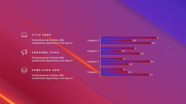 斜向光带科技风技术项目年终汇报PPT模板9