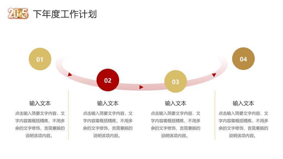 金句书法励志风年终项目汇报PPT模板8