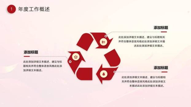 烫金城市风无惧挑战年终总结PPT模板9