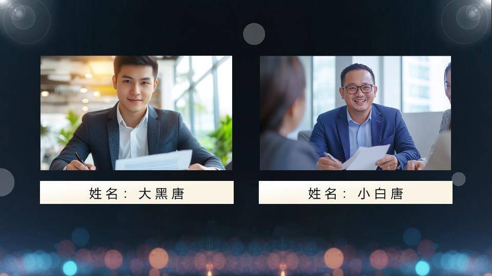 光点奖杯星光年会颁奖礼PPT模板1