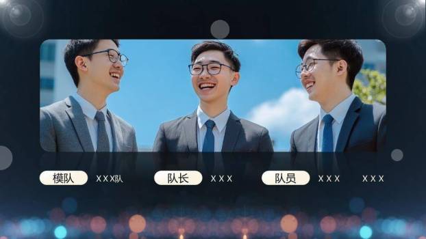 光点奖杯星光年会颁奖礼PPT模板3