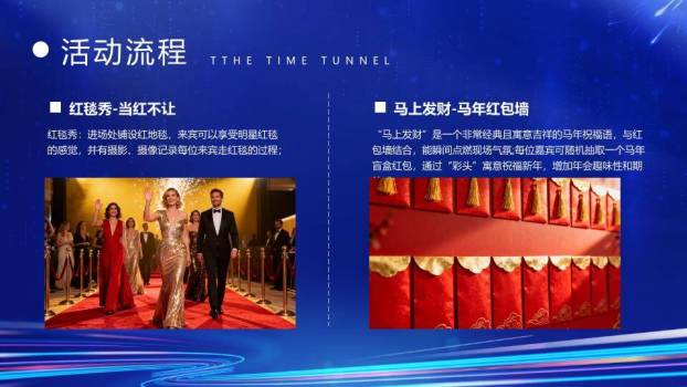 城市光轨年会尾牙策划PPT模板5
