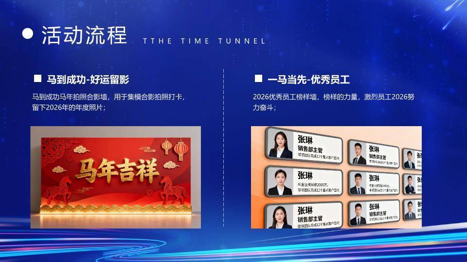 城市光轨年会尾牙策划PPT模板6