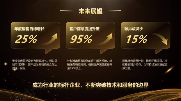 金属骏马光带年会工作总结PPT模板9