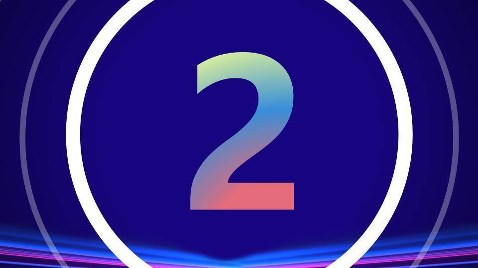 光带人影年会开场快闪PPT模板2