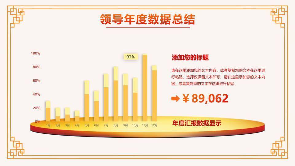 白鸽同心风优秀员工颁奖盛典PPT模板2