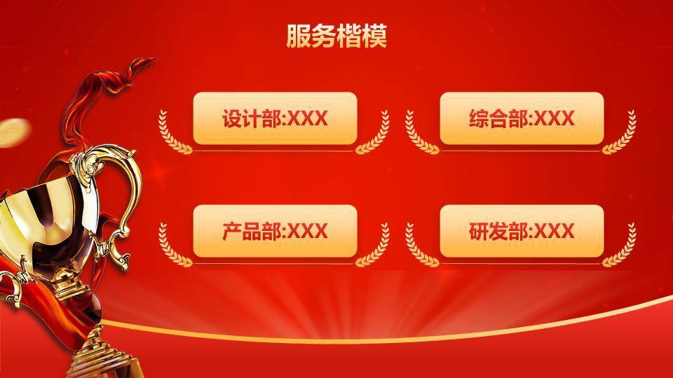 金币都市风马年颁奖年会PPT模板4