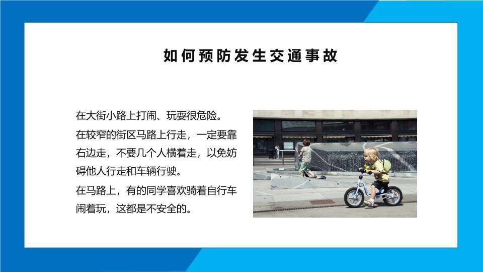 淡蓝雪景雪山枯树寒假安全教育班会PPT模板3